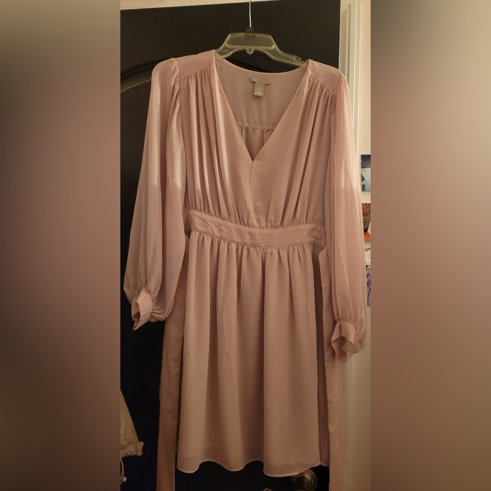 H&M pink formal dress